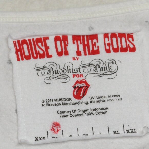 Rare House of the Gods Soul Survivor Keith Rolling Stones Beaded Fringe Shirt XS - Picture 3 of 7